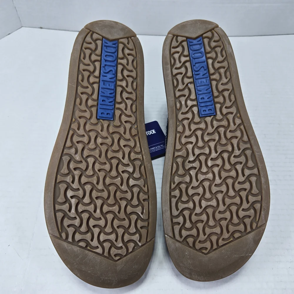 Birkenstock Unisex Tyler Oxford Velcro Closure Blue Suede Shoes EU 39 US W8 M6 - Picture 10 of 12